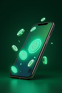 Смартфон с приложением Олимп Казино